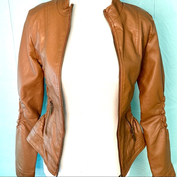 Charlotte Russe Vegan Leather Juniors Jacket, Small - Picture 12 of 12